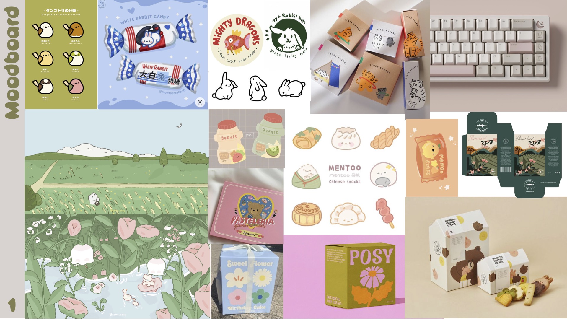 White Rabbit moodboard